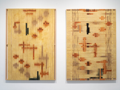 Belén Rodríguez, Te pregunto por el extremo último de la tierra, vista de exhibición. Cortesía de la Galería Alarcón Criado