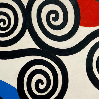 Willem Hussem, Composition (WH6-6) (detail), 1967. Courtesy of Dürst Britt & Mayhew