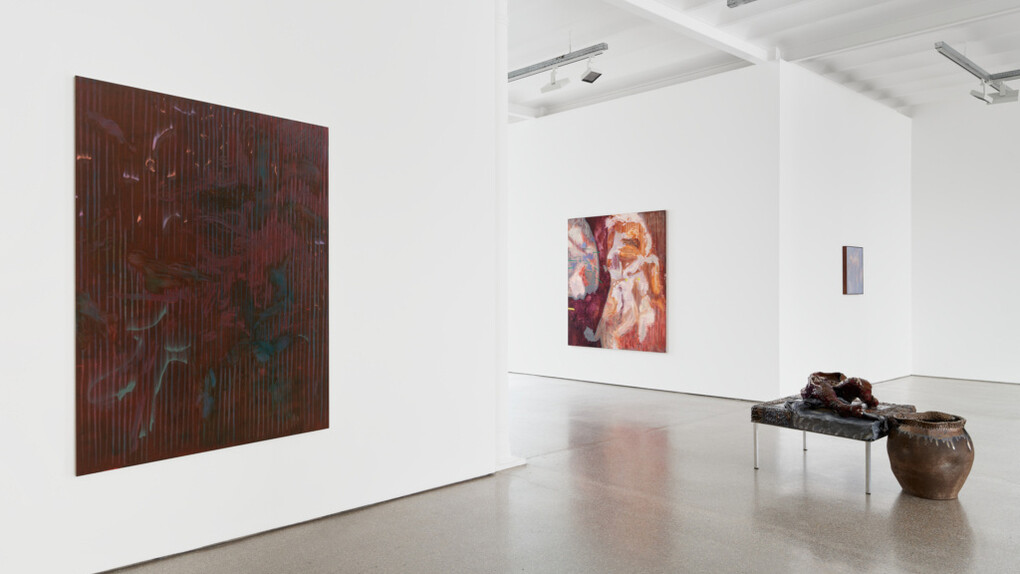 Erica Mahinay, Evaporation ceremony, exhibition view. Courtesy of Galerie Greta Meert