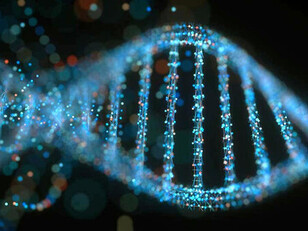 Representación de ADN. El uso de inteligencia artificial en el análisis de biomarcadores acelera los diagnósticos y mejora la precisión de los resultados clínicos
