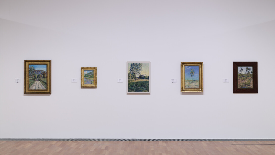 Ferdinand Hodler und Filippo Franzoni. Eine kiinstlerfreundschaft, ausstellungsansicht. Mit freundlicher genehmigung von MASI Lugano