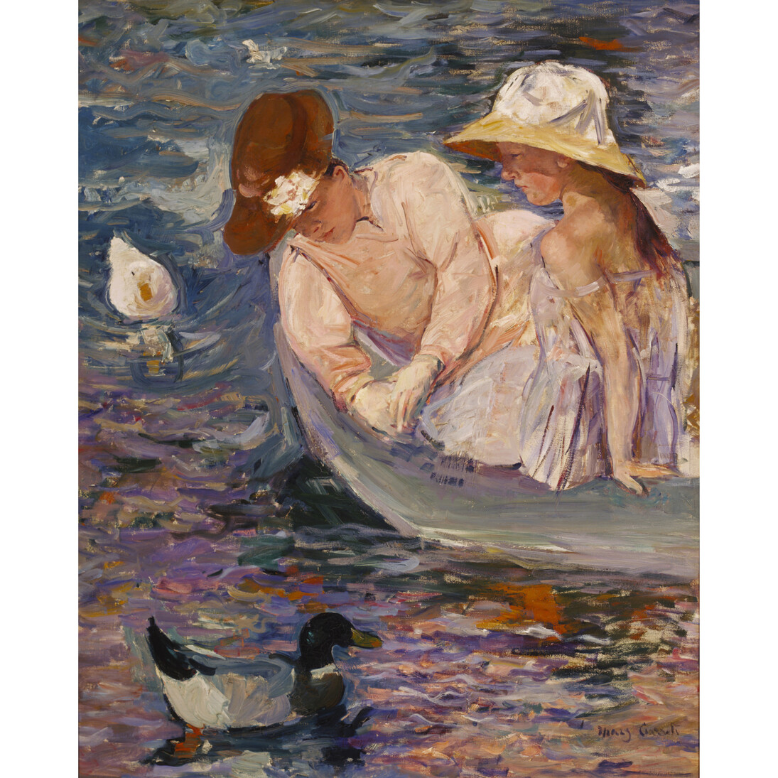 Mary Cassatt, Summertime, 1894, oil on canvas, 100.6 x 81.3 cm, Terra Foundation for American Art, Chicago, Daniel J. Terra Collection © Terra Foundation for American Art