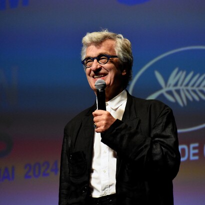 Il regista Wim Wenders al Festival di Cannes 2024