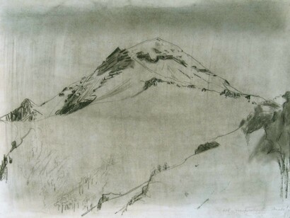 Dr. Atl, Popocatépetl…amada, 1925. Courtesy of Ruiz-Healy Art