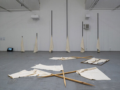 Janusz Bałdyga, Certificate of employment, exhibition view. Courtesy of Galeria Labirynt