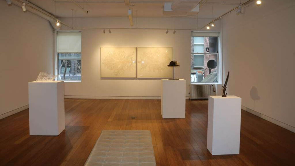 Various artists, A false security, exhibition view. Courtesy of Aicon Contemporary 