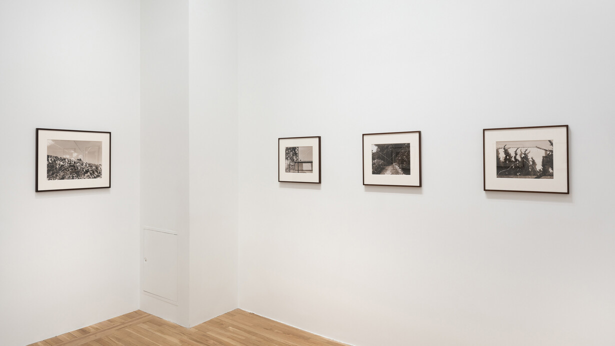 Thomas Barrow, From the series Cancellations, exhibition view. Courtesy of Derek Eller Gallery