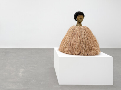 Vincent Fecteau, Simone Leigh, Marisol, exhibition view. Courtesy of Matthew Marks Gallery
