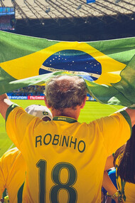 O futebol é o esporte rei no Brasil