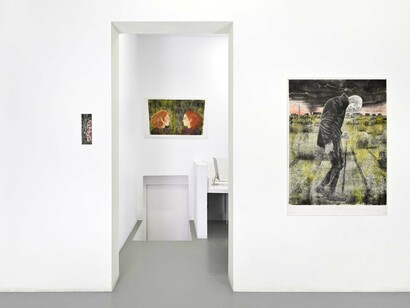 Agathe May, Par où le chemin ? (Where is the path?), exhibition view. Courtesy of Agathe May