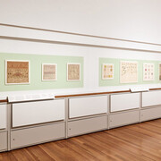 Embroidered histories, exhibition view. Courtesy of De Young Museum