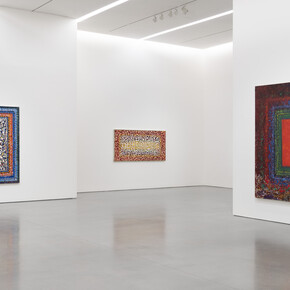 Richard Pousette-Dart, Geometry of summer, exhibition view. Courtesy of Pace Gallery