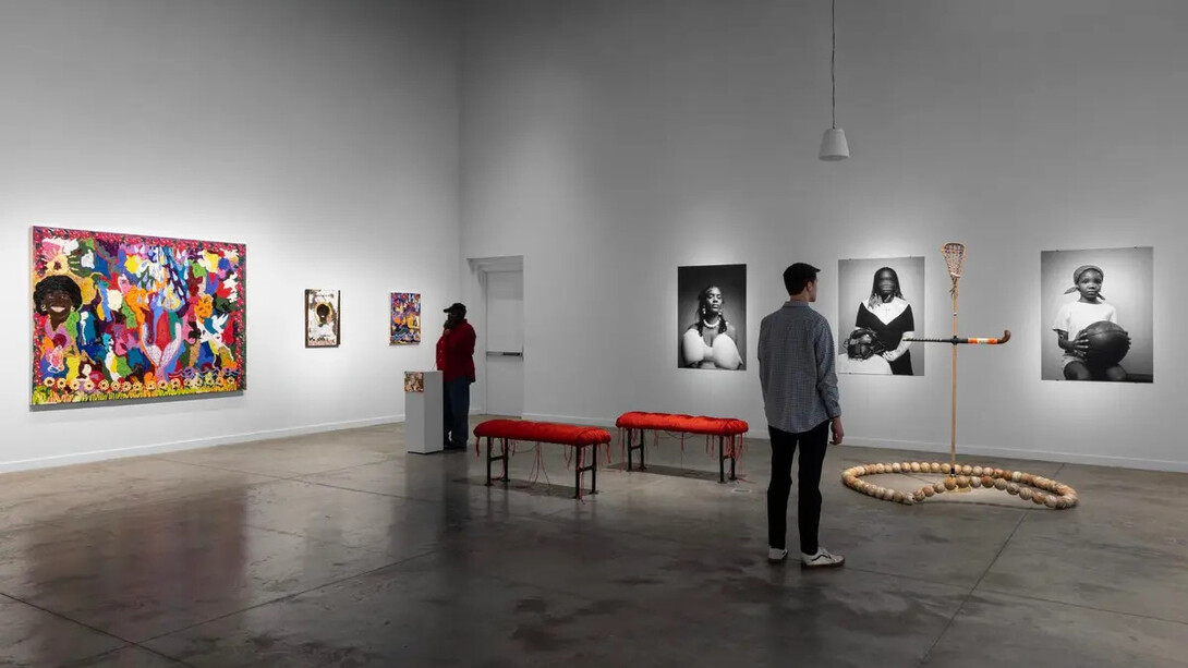 Various artists, New work: front fellows show, exhibition view. Courtesy of Cleveland Museum of Art