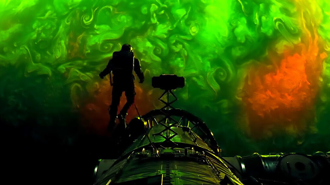 In Project Hail Mary, science teacher Ryland Grace (Ryan Gosling) awakens aboard a spaceship light-years from home with no memory of who he is or how he got there