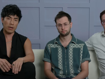 The Try Guys is a popular comedy group and TV show featuring Keith Habersberger, Ned Fulmer, Zach Kornfeld, and Eugene Lee Yang, known for their willingness to try just about anything—from outrageous stunts to unusual challenges—for the sake of audience entertainment