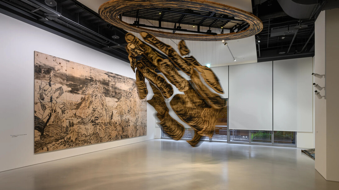 Lam Tung Pang, Everyone's journey toward faith is different, exhibition view. Courtesy of gdm Taipei