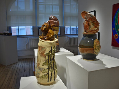 Various artists, Friends family III, exhibition view. Courtesy of Carter Burden Gallery