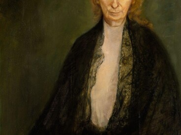 Oda Krohg, "Ritratto dell' autrice Rota Margrethe Vullum", 1906, Nasjonalmuseet for kunst, arkitektur og design, Oslo, Norvegia