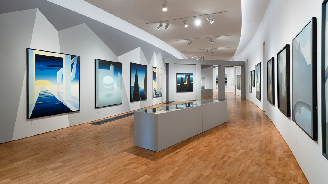 Mari Kurismaa, Twilight geometry, exhibition view. Courtesy of Kumu Art Museum. Photo by Stanislav Stepaško