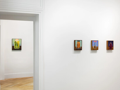 Karolina Jabłońska, Jarred kitchen, vue de l'exposition. Avec l'aimable autorisation de la galerie Esther Schipper