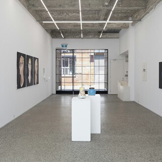 Jordan Dymke, Who am I? Exhibition view. Courtesy of Gertrude Glasshouse 