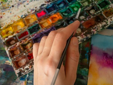 An intimate glance at the craft behind Ahmed’s delicate watercolor universe