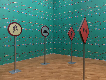 Beatriz González, The image in transit, exhibition view. Courtesy of Pinacoteca