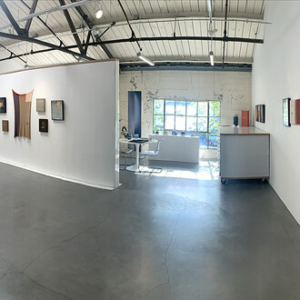 Brigitte Carnochan, Fiber and light, exhibition view. Courtesy of Themes+Projects