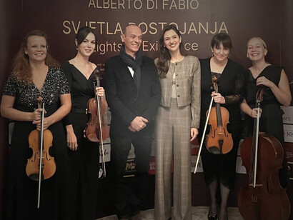 Installation view of Alberto Di Fabio’s first solo exhibition in Croatia. Courtesy of the artist