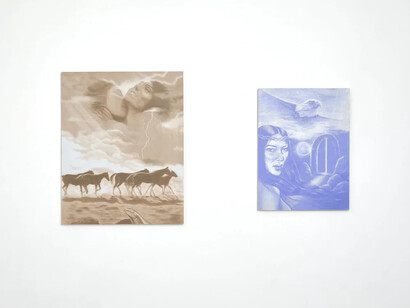 Diego Medina, Shew stone, exhibition view. Courtesy of smoke the moon 