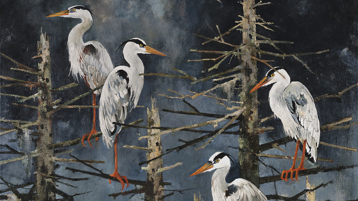 John Alexander, Nature observed (detail). Courtesy of Berggruen Gallery 