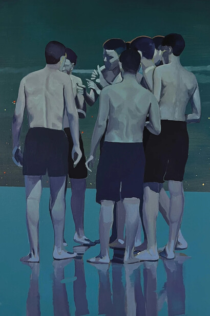 Nabil El Makhloufi, Resonances. Courtesy of Galerie d'art L'Atelier 21