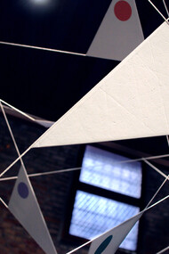 Perspectives, 2011 © Photo Vjvisualoop, 106 x 160 x 160 cm, Iron, plexiglas, polyester thread, carbon fibers, color, software