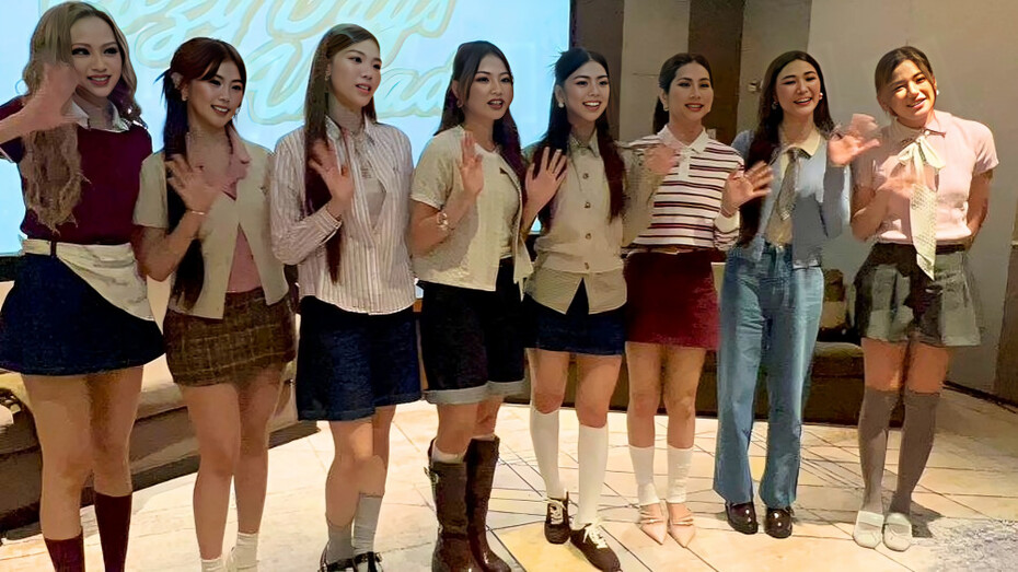 BINI standing together in coordinated, stylish outfits, representing the brand’s vision of warmth, ease, and togetherness