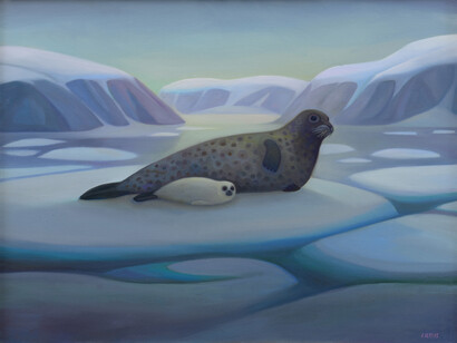 Linda Infante Lyons, Refugee cove. Courtesy of Stremmel Gallery