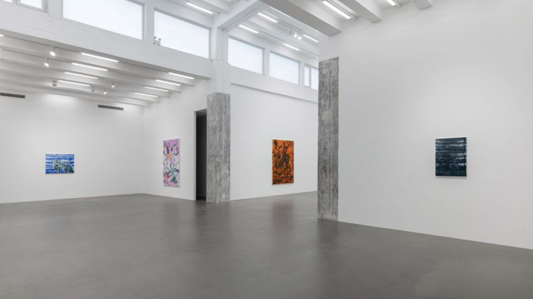 Rebekka Steiger, Nightly encounter, exhibition view. Courtesy of Galerie Urs Meile