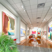 Friedel Dzubas and Emily Mason, Juxtapositions, exhibition view. Courtesy of Jody Klotz Fine Art