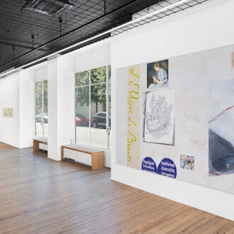 Gritli Faulhaber and Augusta Lardy Micheli, Memory shelf, exhibition view. Courtesy of Galerie Lange + Pult