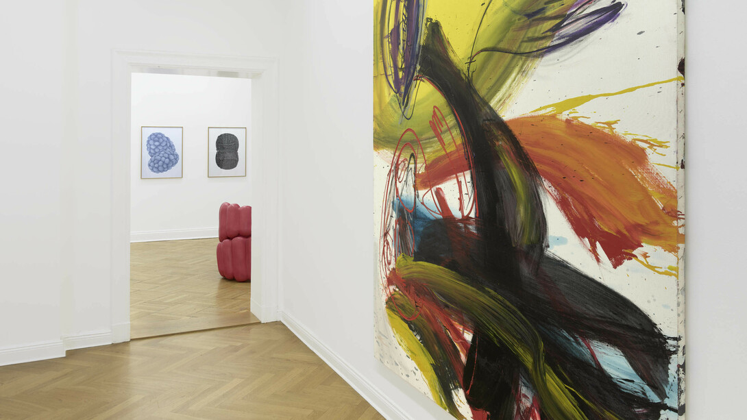 Walter Stöhrer, El hombre invisible, ausstellungsansicht. Mit freundlicher genehmigung der Galerie Friese. Foto von Eric Tschernow