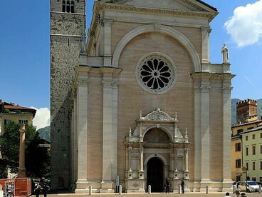 La chiesa di Santa Maria Maggiore a Trento, Italia, dove si svolse il XIX Concilio ecumenico della Chiesa cattolica dal 1545 al 1563