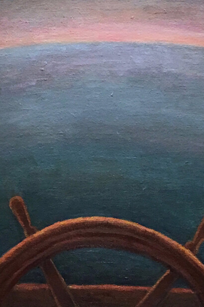 Stephanie Frank Sassoon, Wheelhouse (detail). Courtesy of the Schoolhouse Gallery