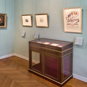 Delacroix. Un lieu, un artiste, vue d'exposition. Avec l'aimable autorisation du Musée National Eugène-Delacroix