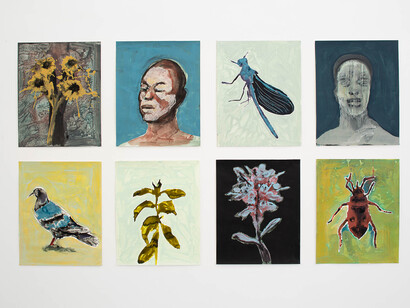 Souleimane Barry, Racines, exhibition view. Courtesy of Paris·B Gallery
