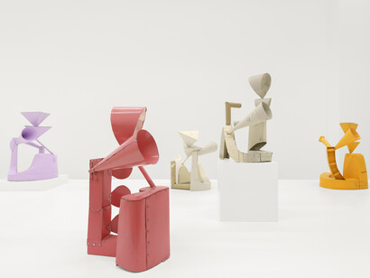 Thomas Kiesewetter, Beside appearances, among ghosts, exhibition view. Courtesy of Sorry We're Closed. Photo by HV Studio