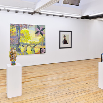 Various artists, Made in Philly, exhibition view. Courtesy of Uffner & Liu