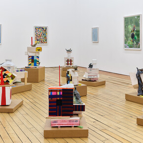 Pam Lins and Roger White, Laterness, exhibition view. Courtesy of Uffner & Liu