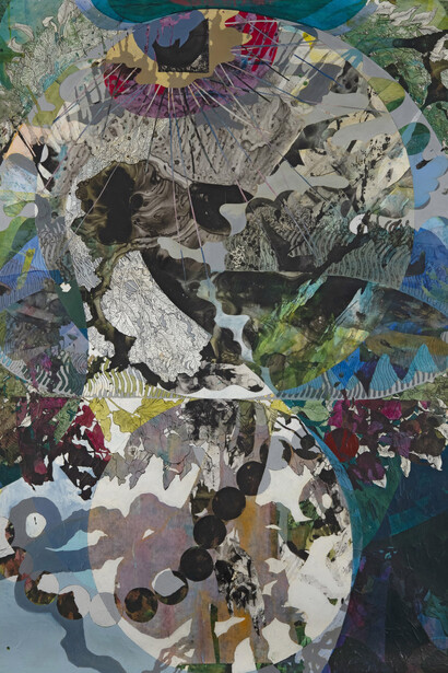 Katherine Tzu-Lan Mann, Slipseam (detail), 2025. Courtesy of Dolby Chadwick Gallery