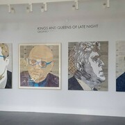 Kings and Queens of Late Night, Exhibition view. Courtesy of The Lionheart Gallery 