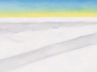 Georgia O'Keeffe, Clouds5/Yellow Horizon and Clouds (1963–1964)