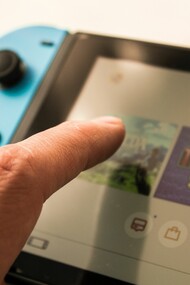 Jogando Nintendo Switch